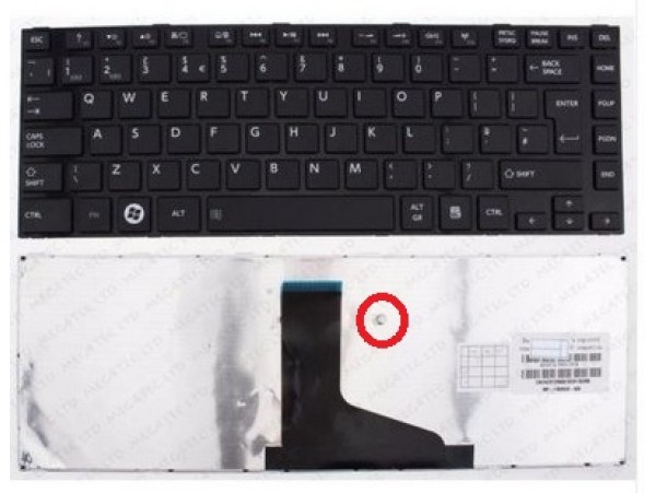 Tipkovnica za Toshiba Satellite P840 P840T P840-ST2N P845T / MP-11B26GB-9201W / QWERTZ) standard EU
